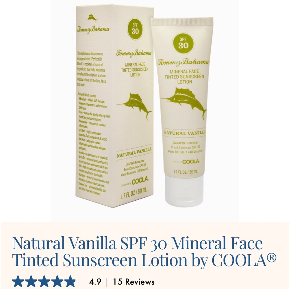 Tommy Bahama x Coola Tinted SPF